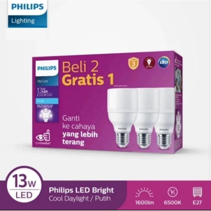 Lampu LED Philips 13 Watt