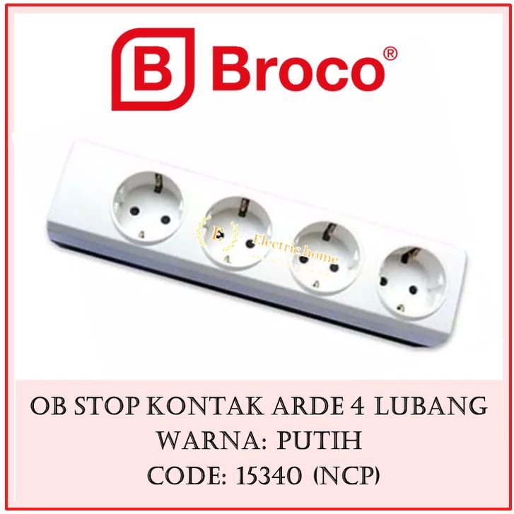 Stop Kontak 4 Lubang Borco