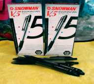 Snowman V5 Hitam, Biru, Merah