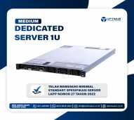 High Dedicated Server 2U [Prosessor Xeon Gold 6130, RAM 2 x 32GB, HDD 2 x 2TB NLSAS]