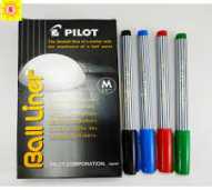 Pulpen balliner wrn biru dan hijau