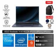 Laptop Asus Vivobook 14 A1402ZA IPS551 Intel Core i5-1235U/8GB/512GB/W11-Blue-IPS551