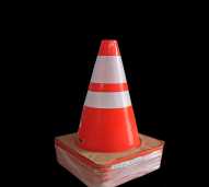 Segitiga Traffic Cone Orange