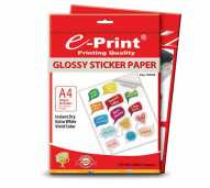 E-PRINT KERTAS FOTO STICKER GLOSSY 135G 