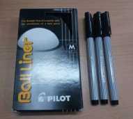 pulpen balliner hitam