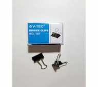 BINDER CLIP V-TEC NO. 107 HITAM