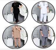 Setelan RM1 Setelan Pria Muslim Bahan Besway Setelan Baju Muslim Pria Setelan Baju Muslim Dewasa Setelan Koko Dewasa Koko Kurta 