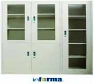 Lemari Arsip Kantor 5 Pintu High Putih File Cabinet