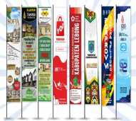 Cetak Umbul-Umbul Kain Cenclote / Satin