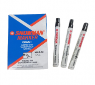 Spidol Permanent (Snowman Hitam)