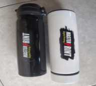 Tumbler Botol Minum Kaca Lapis Plastik