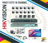 PAKET CCTV 16 CHANNEL HIKVISION