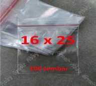 Plastik zip lock uk. 16 x 25 cm