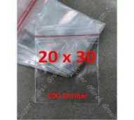 Plastik zip lock	uk. 20 x 30 cm