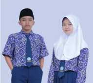 BAJU BATIK SEKOLAH SMP PUTRA PUTRI