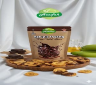 Kripik pisang coklat