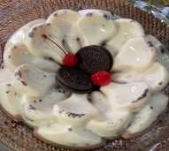 Puding Oreo Milo Coklat