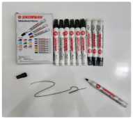 Spidol Snowman White Board Hitam