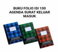Buku Agenda Surat Keluar Masuk Folio isi 100