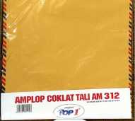 POP 1 AMPLOP TALI AM 312 COKLAT / PCK @ 10