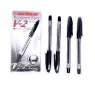 SNOWMAN PULPEN V-2 X-FINE BLACK